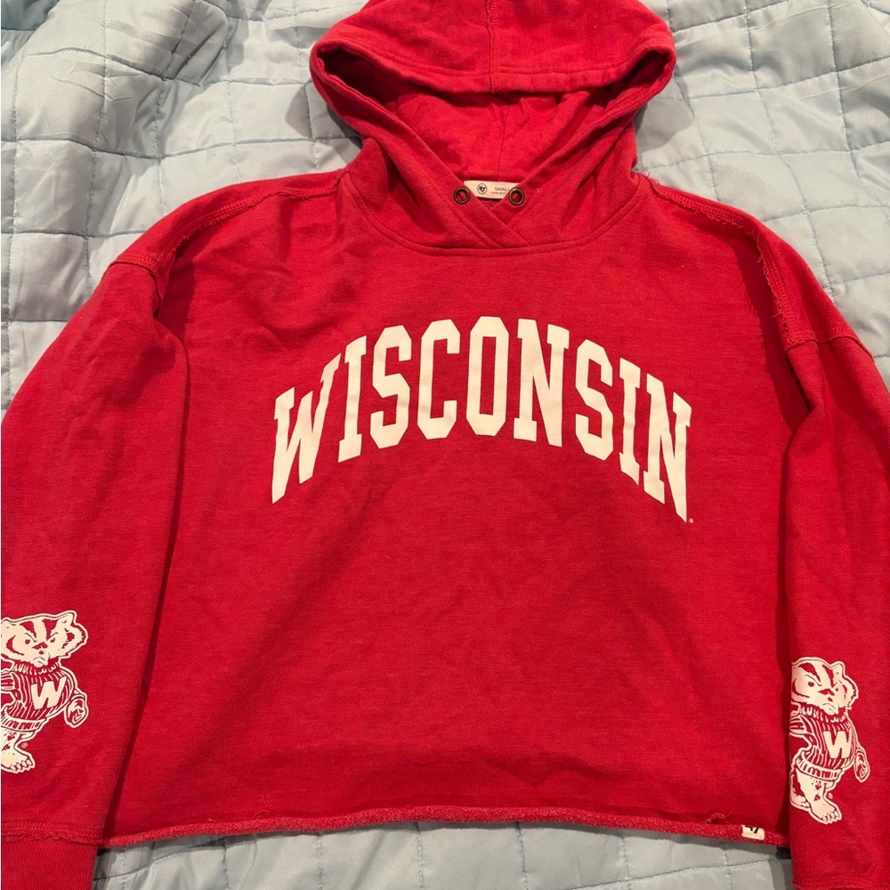 ‘47 Wisconsin Crop Hoodie